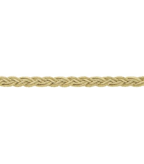 Simplicity Braided Metallic Trim Gold 